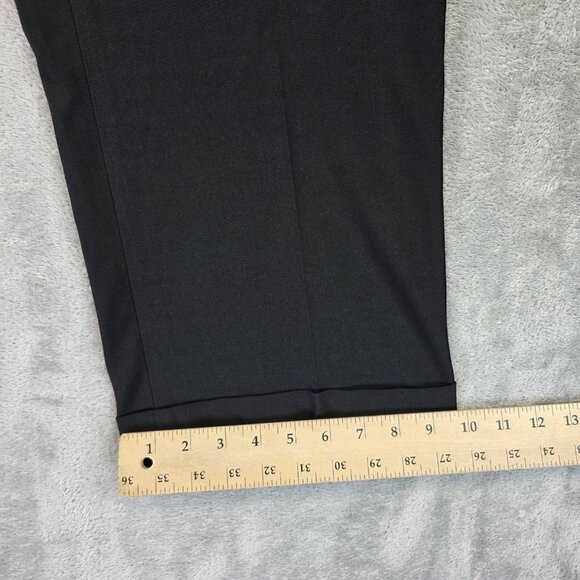 Michael Kors Pants Womens 8 Petite Black Cropped Trouser Dress Work Career - Picture 11 of 16